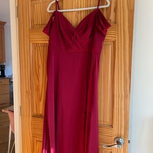 Azazie Burgundy Dress